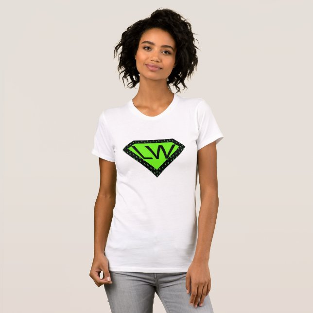 T-shirt Chemise de super-héros guerrier de la maladie de L (Devant entier)