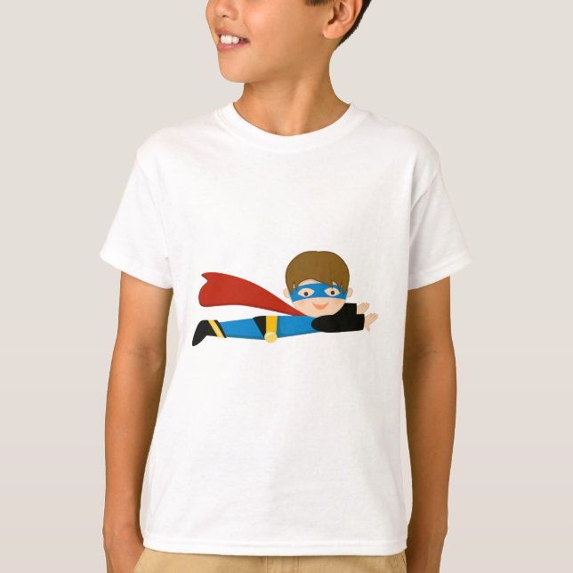 T-shirt Chemise de superhéros de garçons (Devant)