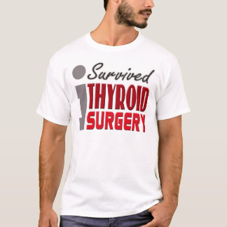 T-shirt Chemise de survivant de chirurgie thyroïde
