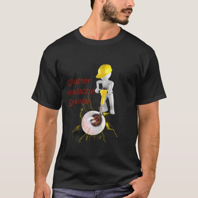 T-shirt Chemise de survivant de mal de tête de groupe (Devant)