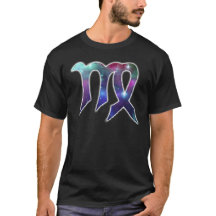 Chemise de symbole de Vierge - noir