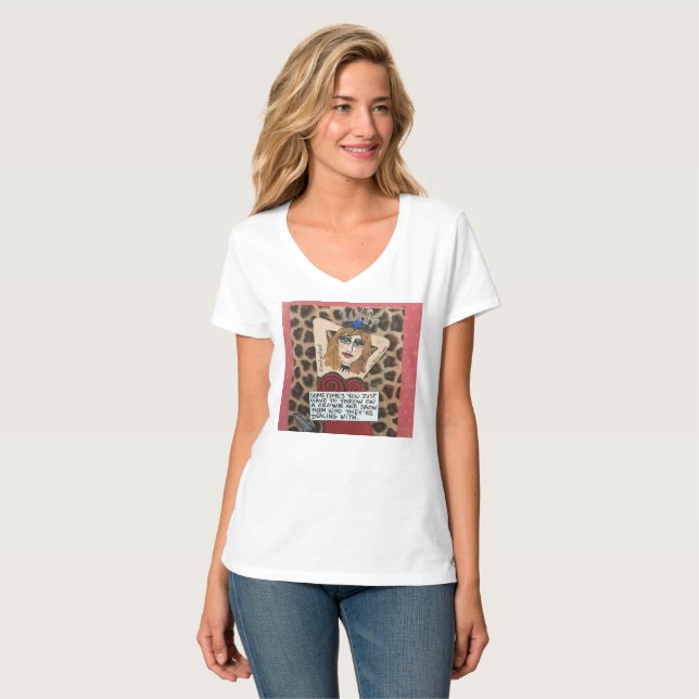 T-shirt Chemise de T parfois que vous juste devez jeter (Devant entier)
