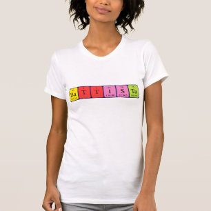 T-shirt Chemise de table périodique Battista