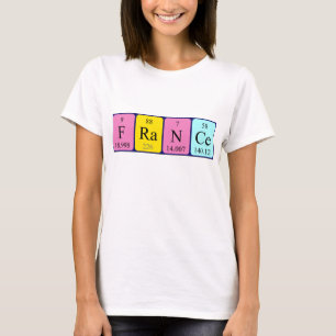 T-shirt Chemise de table périodique de France