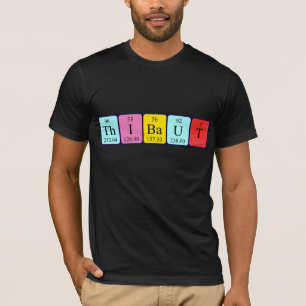 T-shirt Chemise de table périodique Thibaut