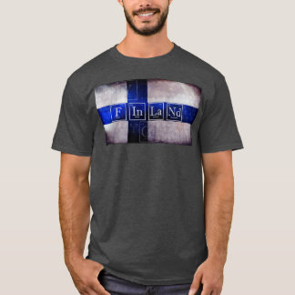 T-shirt Chemise de Tableau périodique de la Finlande