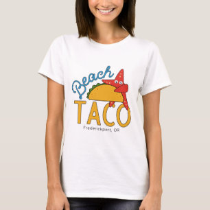 T-shirt Chemise de taco de plage