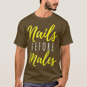 T-shirt Chemise De Technicienne En Clou Pour Nail Tech Art