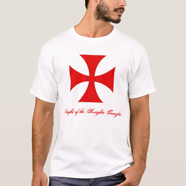 T-shirt Chemise de Templar de chevaliers (Devant)
