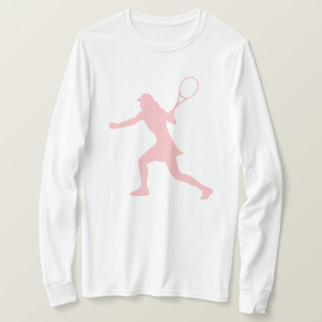 T-shirt Chemise de tennis à manches longues pour femmes |  (Design devant)