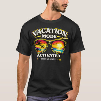 T-shirt Chemise de tenue de voyage à la plage Mode Vacance
