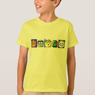 T-shirt Chemise de têtes de blocs constitutifs