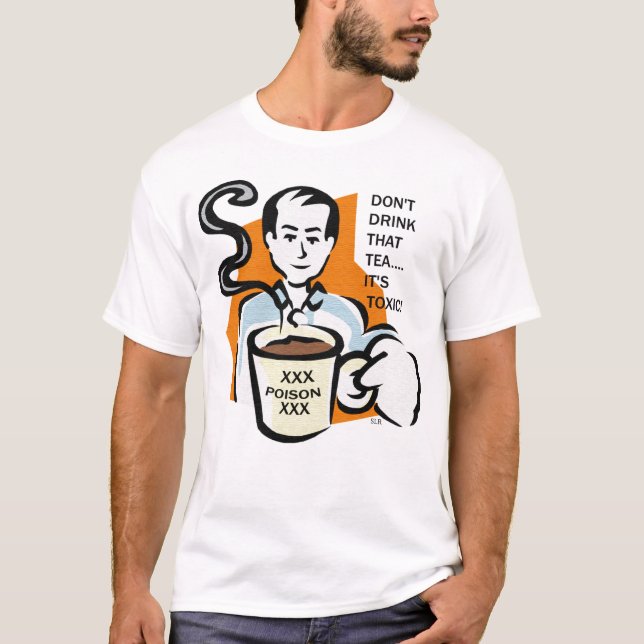 T-SHIRT CHEMISE DE THÉ DE PARTIE D'ANTI-TEA (Devant)