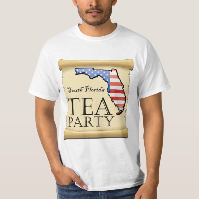 T-shirt Chemise de THÉ de thé de jour de 2011 impôts (Devant)
