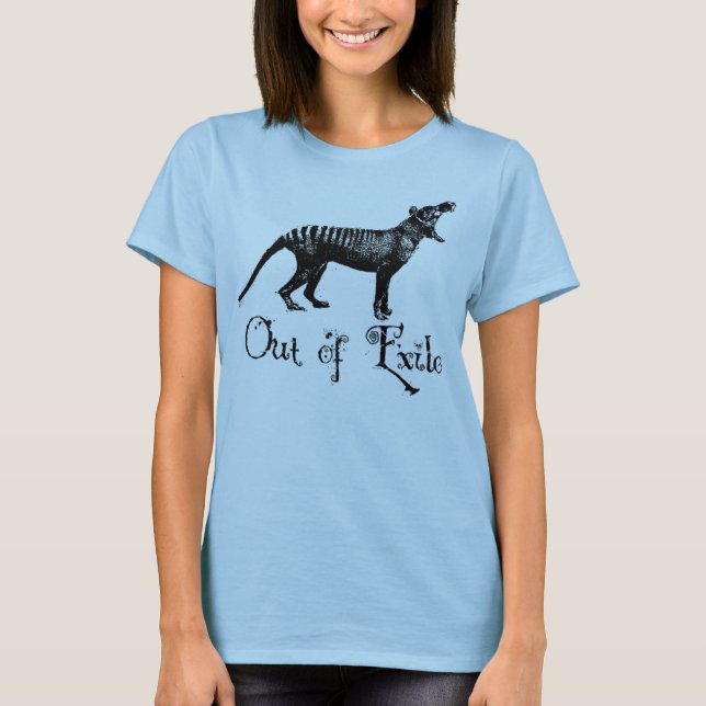 T-shirt Chemise de Thylacine de dames (Devant)