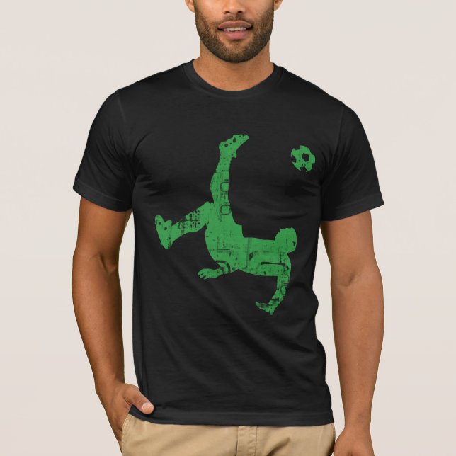 T-shirt Chemise de tir en vélo de football (Devant)