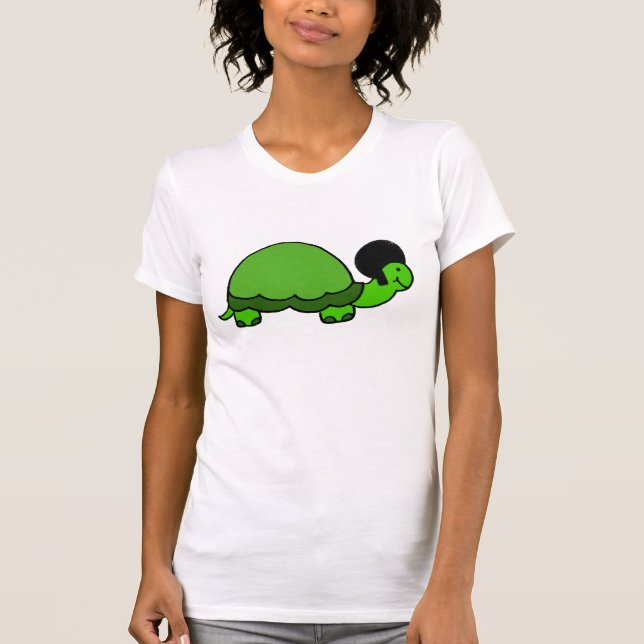 T-shirt Chemise de tortue d'Afro (Devant)