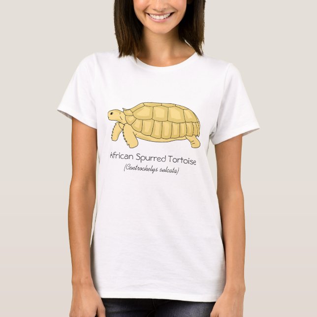 T-shirt Chemise de tortue de Sulcata (Devant)