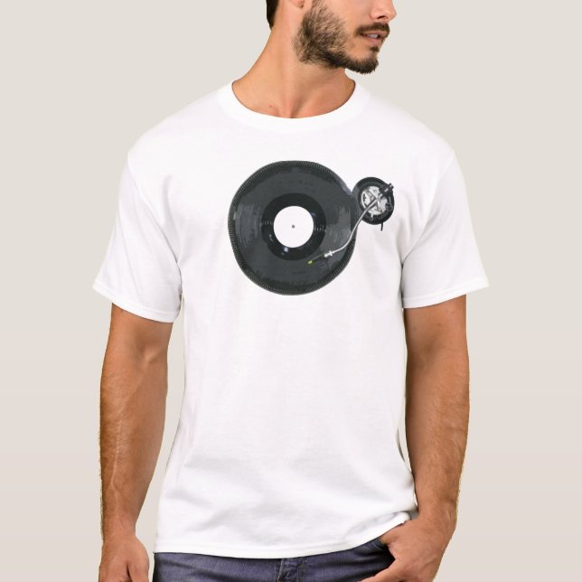 T-shirt Chemise de Tourne-disque (Devant)