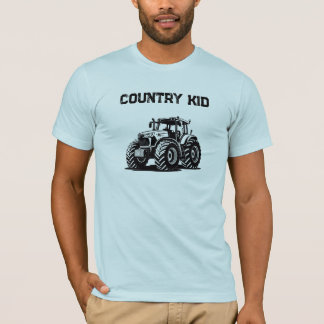 T-shirt Chemise de tracteur pour enfant de la campagne T-s