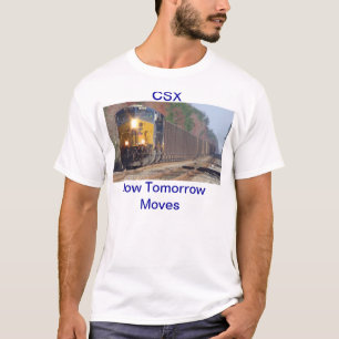 T-shirt Chemise de train de charbon de CSX