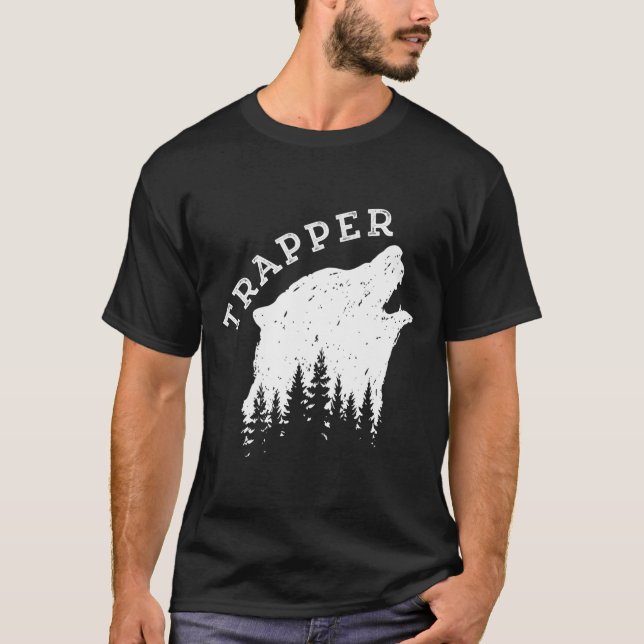 T-shirt Chemise De Trappe À Fourrure Longue Manche Pour Le (Devant)