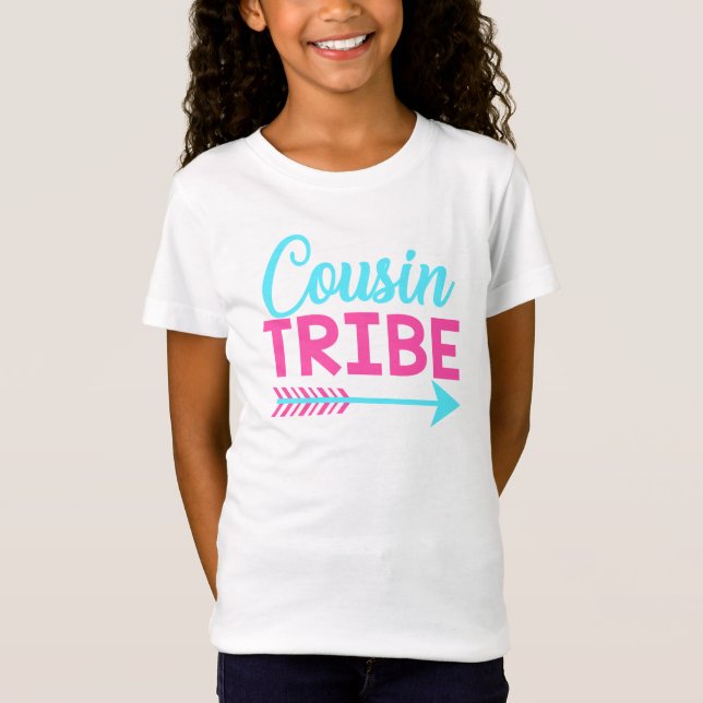 T-Shirt Chemise de tribu de cousin (Devant)