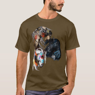 T-shirt Chemise de trois chevaux