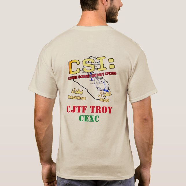 T-SHIRT CHEMISE DE TROY DE CJFT CEXC (Dos)
