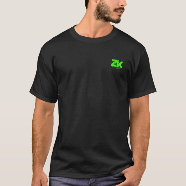 T-shirt chemise de tueur de zombi (Devant)