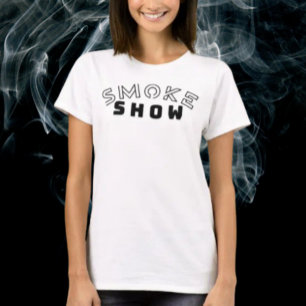 T-shirt Chemise de typographie Smoke Show
