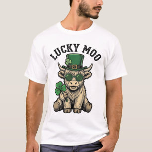 T-shirt Chemise de vache de la Saint-Patrick Vache Highlan