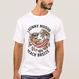 T-shirt Chemise de vache de plage Art animalier de ferme d