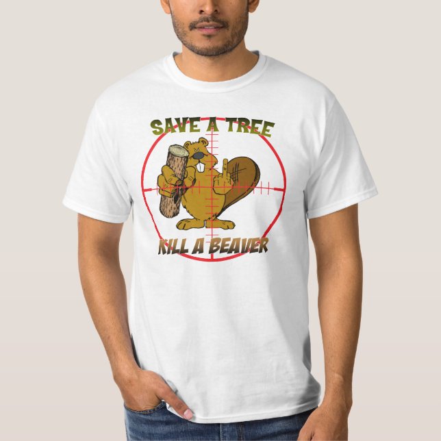 T-SHIRT CHEMISE DE VALEUR BEAVER TREE (Devant)