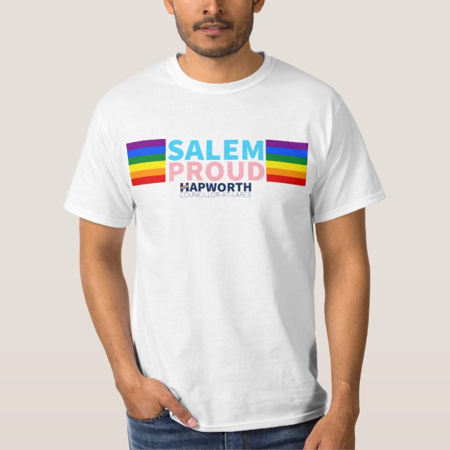 T-shirt chemise de valeur de fierté (Devant)