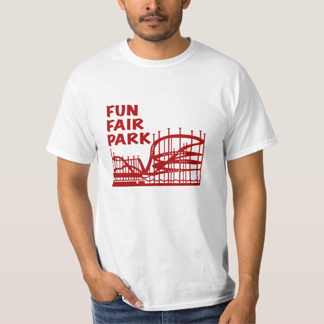 T-shirt Chemise de valeur de parc de foire d'amusement (Devant)