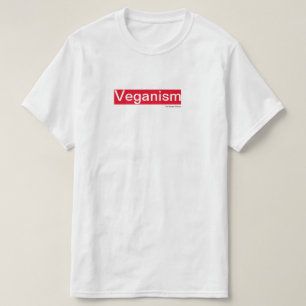 T-shirt Chemise de Veganism (blanche)