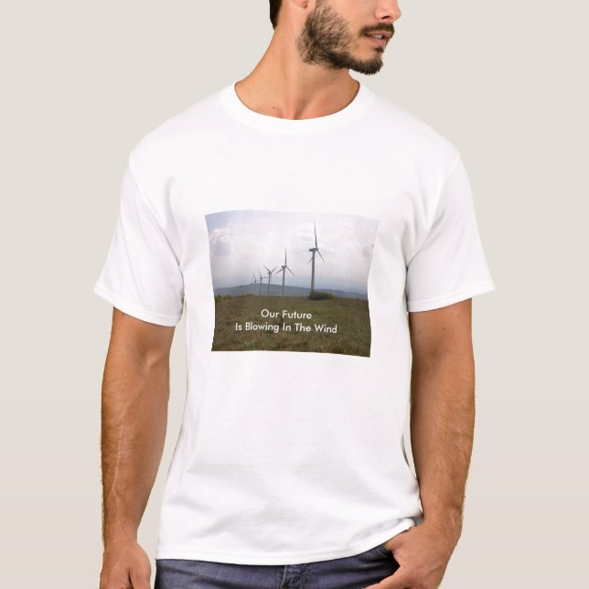T-shirt chemise de Vent-turbine (Devant)