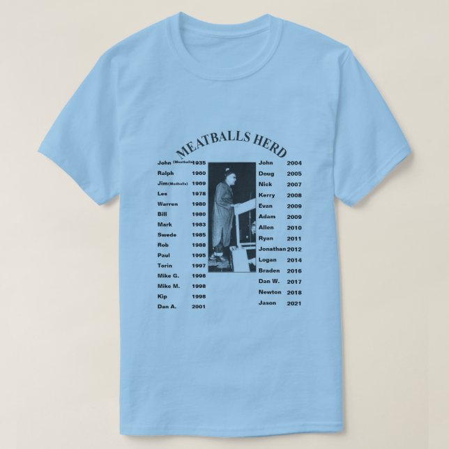 T-shirt Chemise de viande Hart Mountain 2024 (Design devant)
