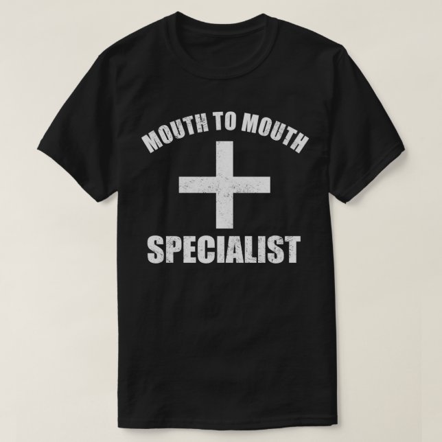 T-shirt Chemise de vigile amusante (Design devant)