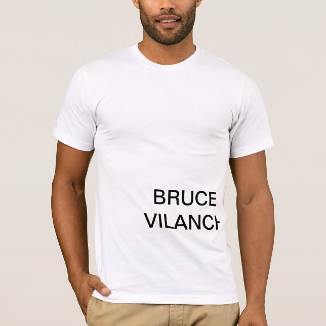 T-shirt chemise de vilanch de bruce (Devant)