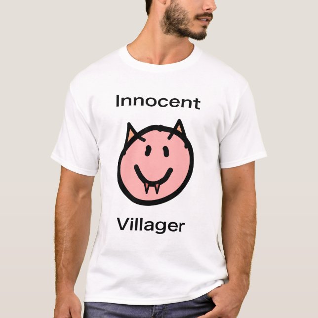 T-shirt Chemise de villageois de loup-garou (Devant)