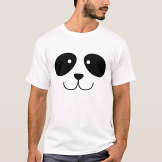 T-shirt Chemise de visage de panda