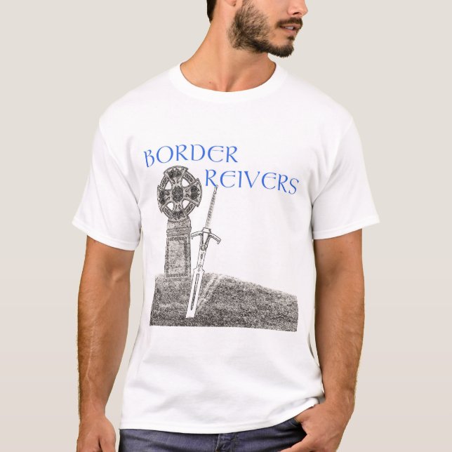 T-shirt Chemise de visite de Border Reivers - blanc (Devant)