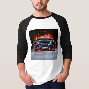 T-shirt Chemise de voiture du feu par ZZWEST