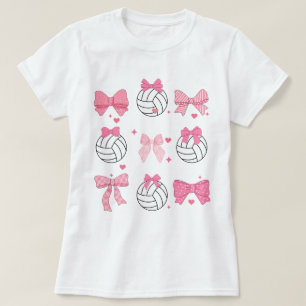 T-shirt Chemise de volley-ball à nœud en détresse, Chemise