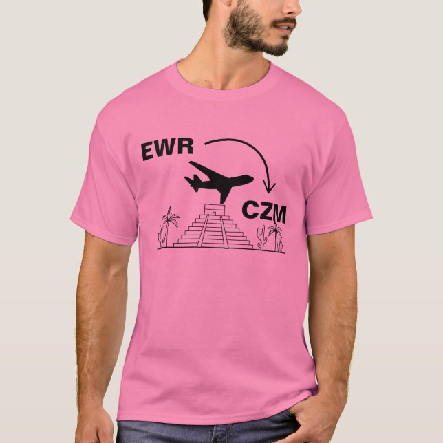 T-shirt Chemise de voyage à Cozumel Mexique (Devant)