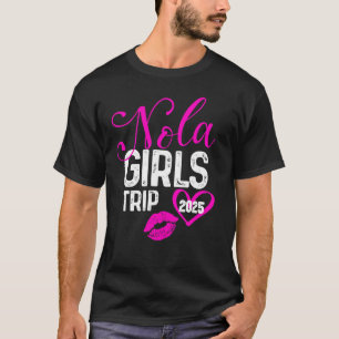 T-shirt Chemise de voyage de filles Nola 2025 Week-end de 
