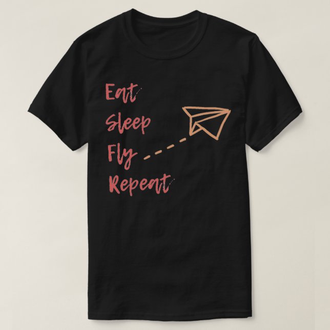 T-shirt Chemise de voyage du préposé aux vols (Design devant)