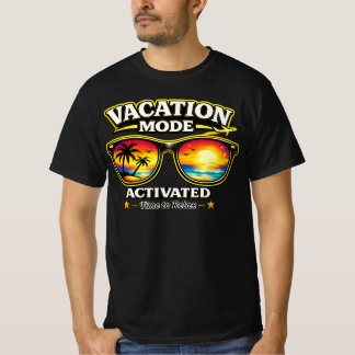 T-shirt Chemise de voyage en mode vacances sur la plage